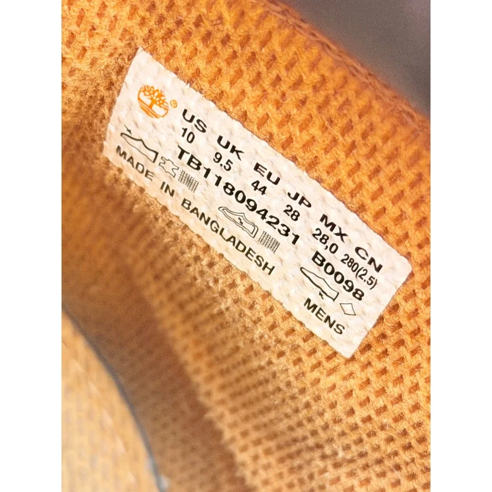 Timberland 6 Inch Premium Waterproof Boot Wheat Nubuck Mens 10 TB118094231